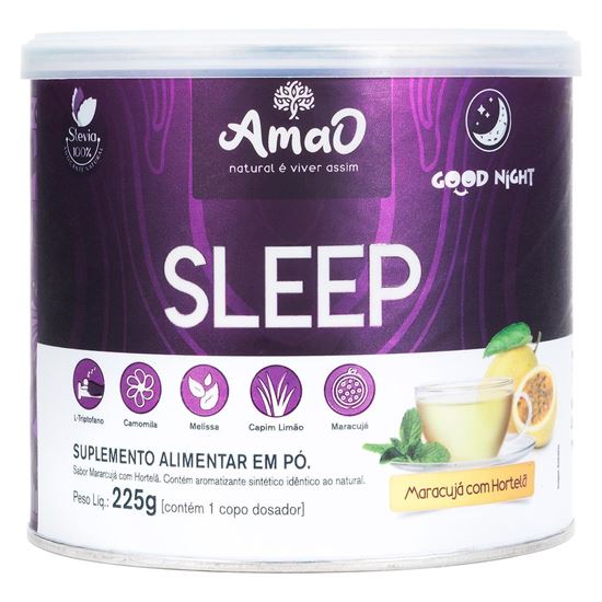 ServNutri. SLEEP MELATONINA 225G AMAO NUTRITION SABOR MARACUJA C