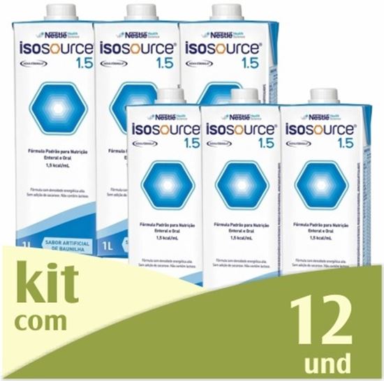 IMAGEM 1-ISOSOURCE 1,5 1000ML - KIT C 12