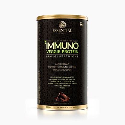 Imagem de IMMUNO VEGGIE PROTEIN PRO GLUTATHIONE CHOCOLATE LATA 512,4G14DS ESSENTIAL