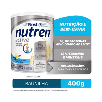 Imagem de NUTREN ACTIVE 400GR. BAUNILHA