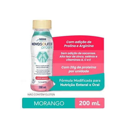 Imagem de NOVASOURCE PROLINE MORANGO 200ML